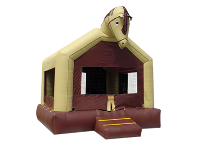 horse bouncer, inflatable bounce house, 