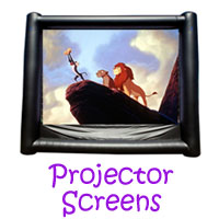 Projector Screen Party Rentals