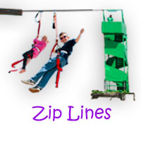 zip line ride rental