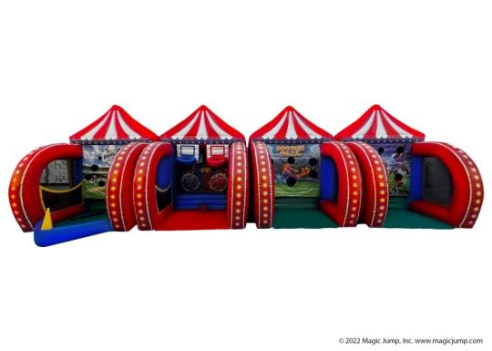 All Star Inflatable Sports 4in1 Games